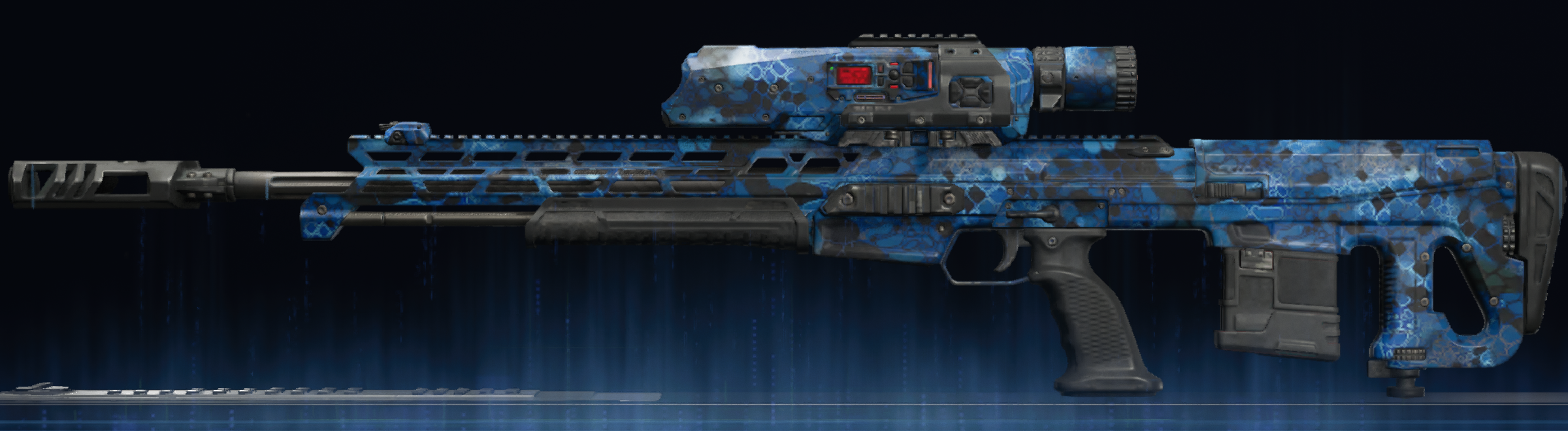 Rendu du camouflage Serpent saphir sur VS Recon